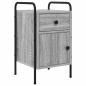 Preview: ARDEBO.de - Nachttisch Grau Sonoma 35 x 36,5 x 61 cm Holzwerkstoff