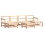 Preview: 7-tlg. Garten-Lounge-Set Massivholz Kiefer