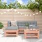 Preview: ARDEBO.de - 5-tlg. Garten-Lounge-Set Massivholz Douglasie