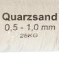 Preview: Filtersand 25 kg 0,5-1,0 mm