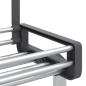 Preview: Tür-Organizer mit 5 Ablagen 52x20x135 cm Aluminium