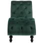 Preview: Chaiselongue Grün Samt
