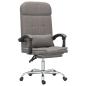 Preview: Bürostuhl mit Massagefunktion Taupe Stoff