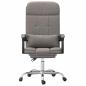 Preview: Bürostuhl mit Massagefunktion Taupe Stoff