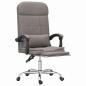 Preview: Bürostuhl mit Massagefunktion Taupe Stoff