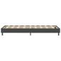 Preview: Boxspring-Bettgestell Grau Stoff 100x200 cm