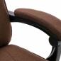 Preview: Massage-Bürostuhl Braun Stoff