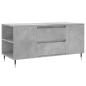 Preview: Couchtisch Betongrau 102x44,5x50 cm Holzwerkstoff