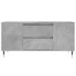 Preview: Couchtisch Betongrau 102x44,5x50 cm Holzwerkstoff