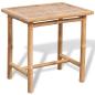 Preview: 3-tlg. Bistro-Set mit Auflagen Bambus