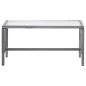 Preview: 4-tlg. Garten-Lounge-Set mit Auflage Poly Rattan Anthrazit