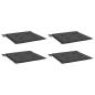 Preview: Gartenstuhl-Kissen 4 Stk. Anthrazit 40x40x3 cm Oxford-Gewebe