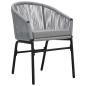 Preview: Gartenstühle 2 Stk. Anthrazit PE-Rattan