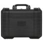 Preview: Flugkoffer Tragbar Schwarz 47x36x18 cm PP