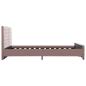Preview: Bettgestell Rosa Samt 160x200 cm