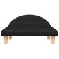 Preview: Hundebett Schwarz 70x52x30 cm Stoff