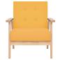 Preview: Sofa-Set 2-tlg. Stoff Gelb