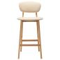 Preview: Barhocker 2 Stk. Creme Stoff