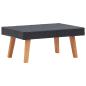 Preview: 3-tlg. Garten-Lounge-Set mit Auflagen Poly Rattan Schwarz