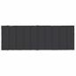 Preview: Sonnenliegen-Auflage Schwarz 186x58x4 cm Oxford-Gewebe