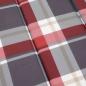 Preview: Sonnenliegen-Auflage Rot Karomuster 186x58x4 cm Oxford-Gewebe
