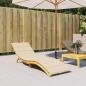 Preview: ARDEBO.de - Sonnenliegen-Auflage Beige 200x70x3 cm Oxford-Gewebe