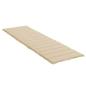 Preview: Sonnenliegen-Auflage Beige 200x70x3 cm Oxford-Gewebe