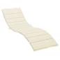 Preview: Sonnenliegen-Auflagen Oxford Stoff (100% Polyester) Creme
