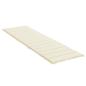 Preview: Sonnenliegen-Auflagen Oxford Stoff (100% Polyester) Creme