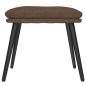 Preview: Fu?hocker Braun 45x29,5x35 cm Stoff