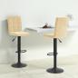 Preview: ARDEBO.de - Barhocker 2 Stk. Creme Samt