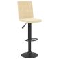 Preview: Barhocker 2 Stk. Creme Samt