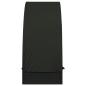 Preview: Sonnenliege mit Runddach Schwarz 211x57x140 cm Poly Rattan