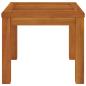 Preview: Gartenhocker mit Kissen 2 Stk. 40x40x34 cm Massivholz Akazie