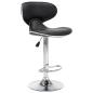 Preview: Barhocker 2 Stk. Schwarz Kunstleder