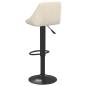 Preview: Barhocker 2 Stk. Creme Samt