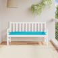 Preview: ARDEBO.de - Gartenbank-Auflage Türkis 150x50x7 cm Oxford-Gewebe