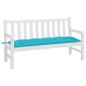 Preview: Gartenbank-Auflage Türkis 150x50x7 cm Oxford-Gewebe