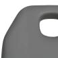 Preview: Massagetisch Grau 180x62x(86,5-118) cm