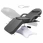 Preview: Massagetisch Grau 180x62x(86,5-118) cm