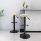 Preview: ARDEBO.de - Barhocker 2 Stk. Creme Samt