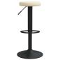 Preview: Barhocker 2 Stk. Creme Samt
