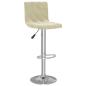 Preview: Barhocker 2 Stk. Creme Samt