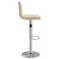 Preview: Barhocker 2 Stk. Creme Samt