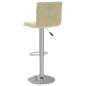 Preview: Barhocker 2 Stk. Creme Samt