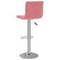 Preview: Barhocker 2 Stk. Rosa Samt
