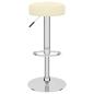 Preview: Barhocker 2 Stk. Creme Stoff