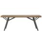Preview: Gartenbank 120 cm Massivholz Akazie