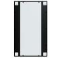 Preview: Wandspiegel Schwarz 100x60 cm Metall