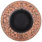 Preview: Feuerstelle Mosaik Keramik Terracotta 68 cm
